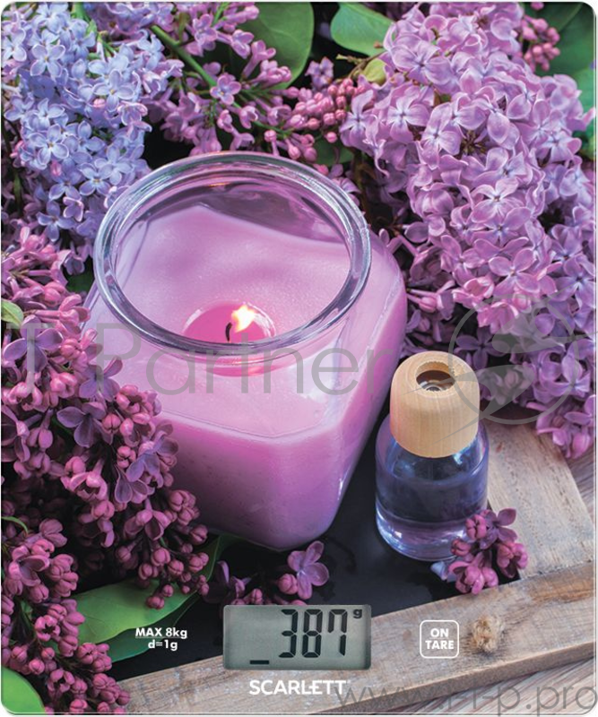 Весы кухонные электронные Scarlett SC-KS57P44 макс.вес:8кг рисунок