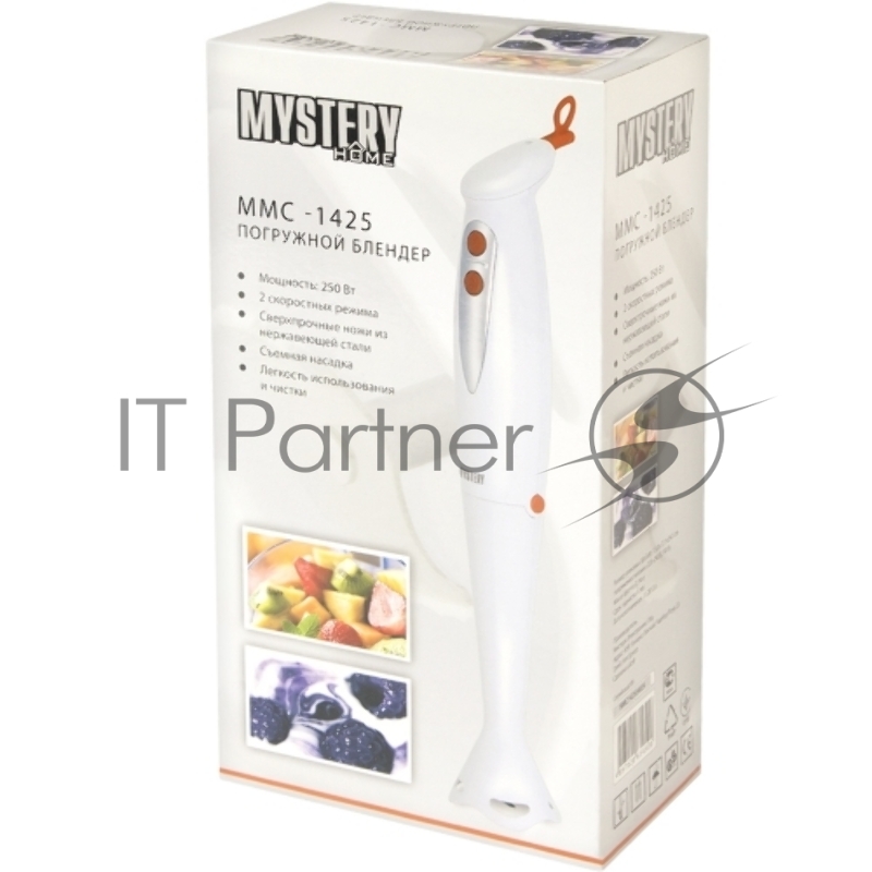 Блендер погружной Mystery MMC-1425 250Вт белый