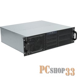 Корпус Procase EM306-B-0 черный, 3U, глубина 480мм,MB 12