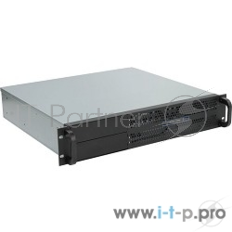 Корпус Procase EM205-B-0 черный корпус 2U, глубиина 400мм,2 индикатора активности сетевых контроллеров, без Б/П