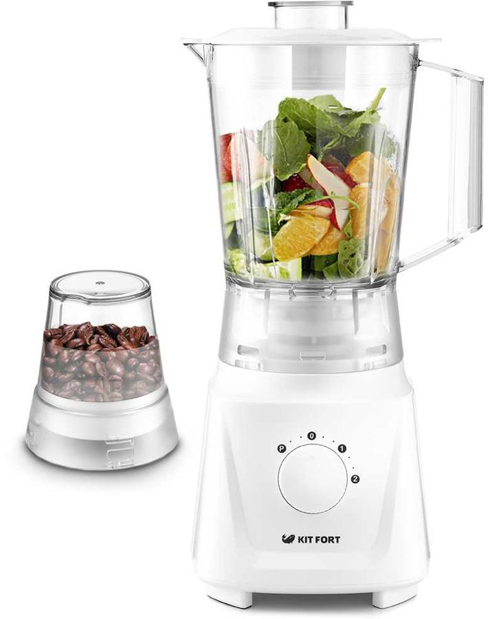 Блендер стационарный Kitfort КТ-1356-3 600Вт белый