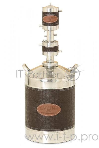 Дистиллятор МАГАРЫЧ МАШКОВСКОГО 12 , 12л., Коричневый/Экокожа