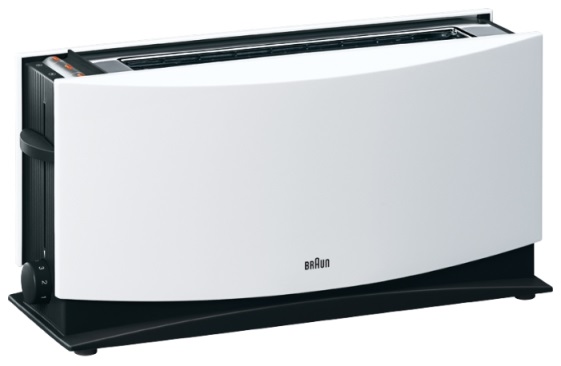 Тостер Braun HT500 WH 1000Вт белый