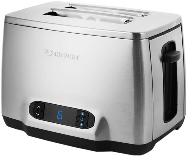 Тостер Kitfort КТ-2013 1050Вт серебристый