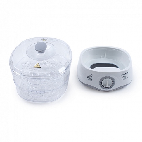 Пароварка Endever Vita-160 белый/серый