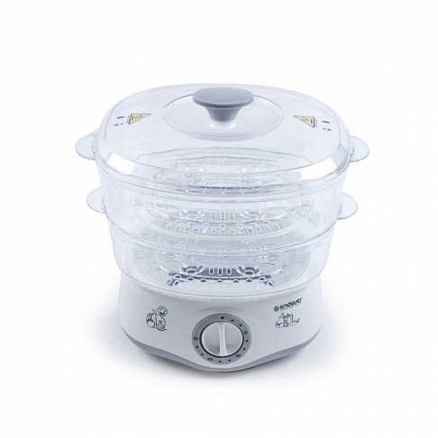 Пароварка Endever Vita-160 белый/серый