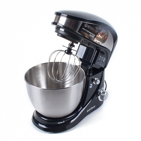 Миксер планетарный Endever Skyline SM-10 600 Вт. черный/стальной