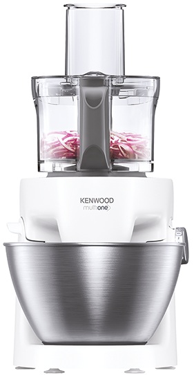 Кухонный комбайн Kenwood KHH 326 WH, 1000Вт, чаша 4.3л, 5 скорочтей набор насадок, белый