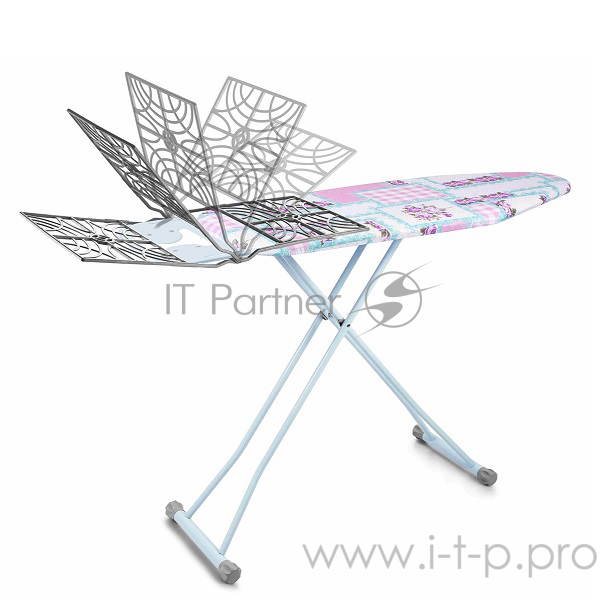 Доска гладильная DOGRULAR ТОМРИС СЕПЕТЛИ, антиприг.покр, 3 цвета (в уп. 4 шт)