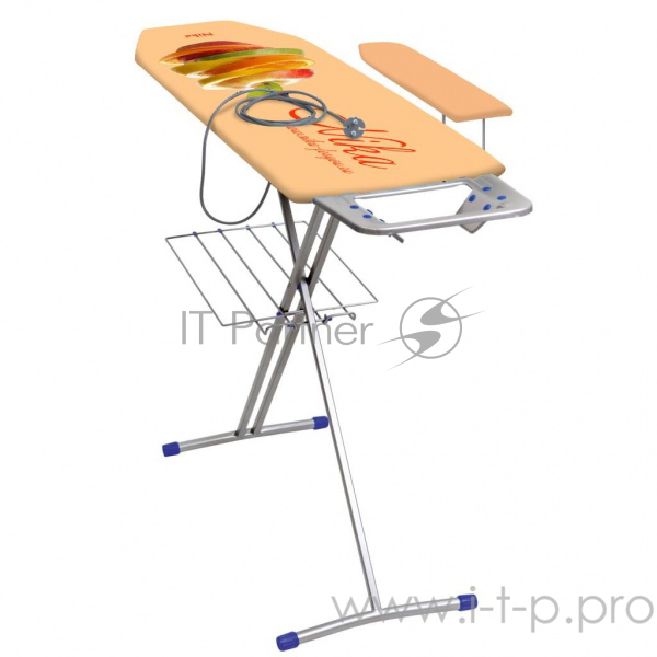 Доска гладильная НИКА 3+, фанера, европодставка под утюг (полимер) с термосиликоном, 122/34,5