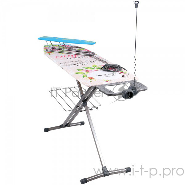 Доска гладильная НИКА 8+автомат, размер: 122/38, материал: фанера, европодставка под утюг (полимер)