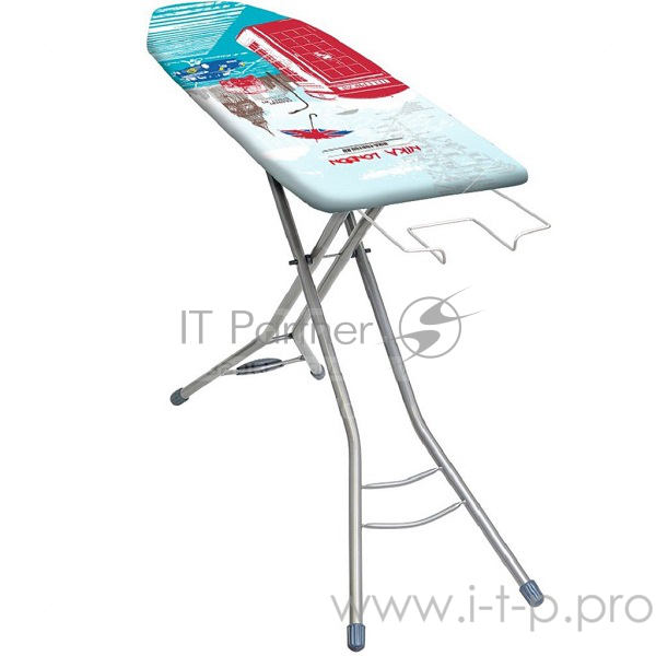 Доска гладильная НИКА Stella-unior 1, размер: 122/34,5, материал: фанера, плавно регулируемая высота
