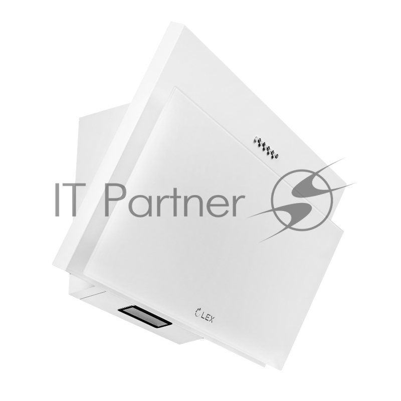 Вытяжка каминная Lex Luka 600 белый управление: кнопочное (1 мотор)