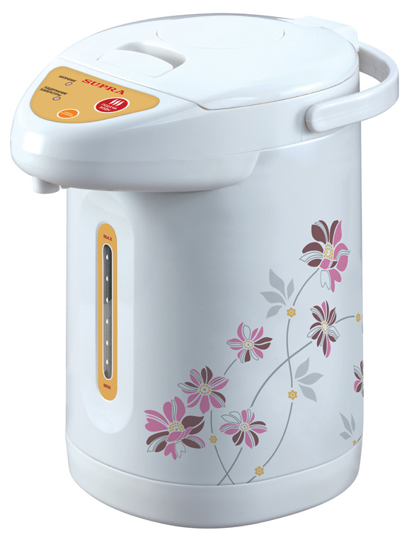 Термопот Supra TPS-3003 4л. 760Вт белый/узор