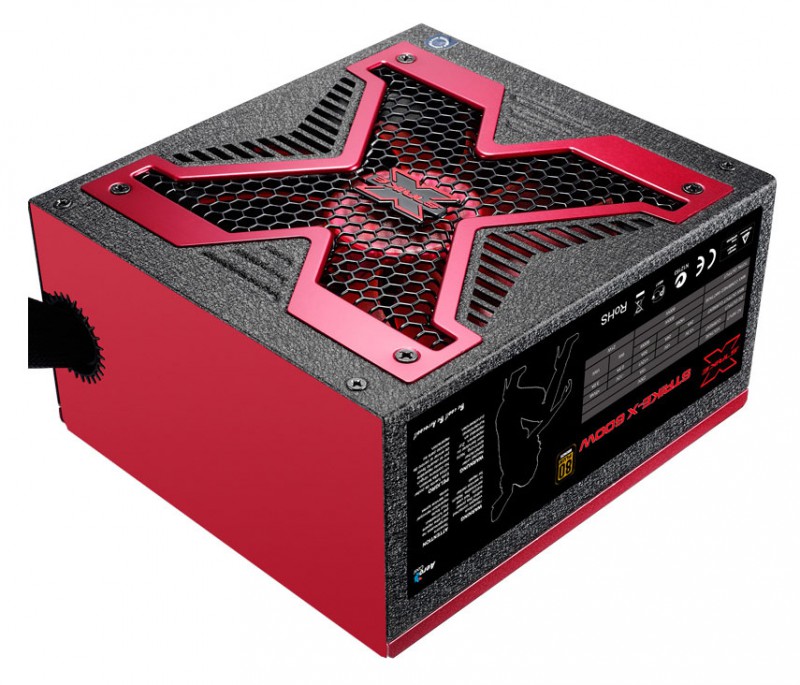 Блок питания Aerocool ATX 600W Strike-X 600 80+ bronze (24+4+4pin) APFC 140mm fan 6xSATA RTL