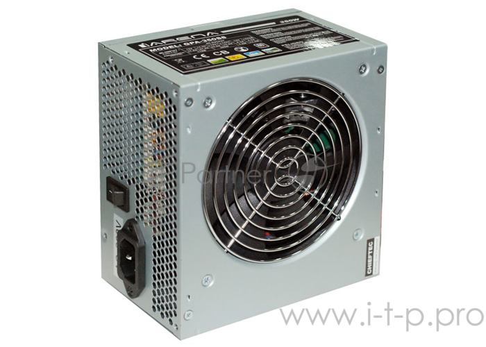 Блок питания Chieftec IArena GPA-400S8 (ATX 2.3, 400W, 80 PLUS, Active PFC, 120mm fan) OEM