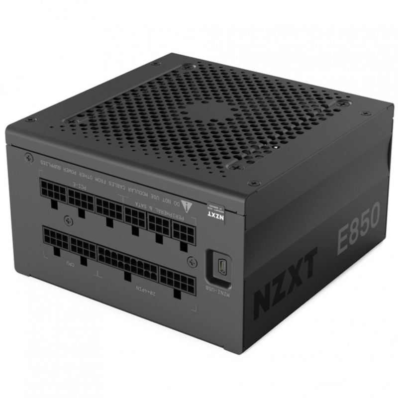 Блок питания NZXT E850 850W, 80+ Gold, FULLY MODULAR, WITH EU POWER CORD, COLOR BOX