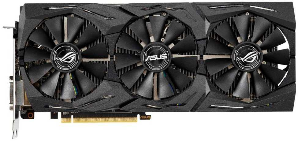 Видеокарта ASUS ROG-STRIX-RX590-8G-GAMING // RX590, DVI*1,HDMI*2,DP*2,8G,D5 ; 90YV0CF0-M0NA00