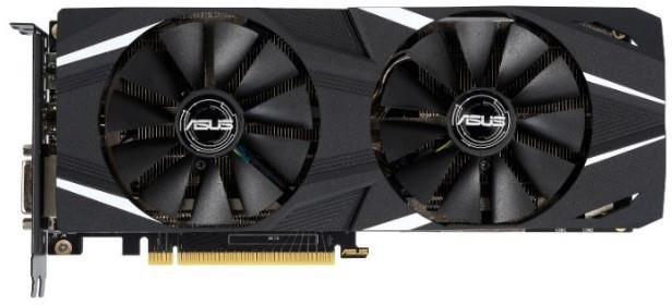 Видеокарта ASUS DUAL-RTX2060-A6G // RTX2060,DVI,HDMI*2,DP*2,6G,D6 ; 90YV0CM2-M0NA00