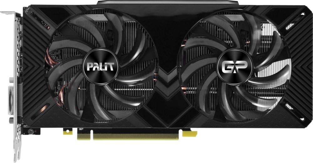 Видеокарта PALIT GeForce RTX2060 GAMINGPRO OC / 6GB GDDR6 192bit 14Gbps 1830MHz DVI HDMI DP / NE6206