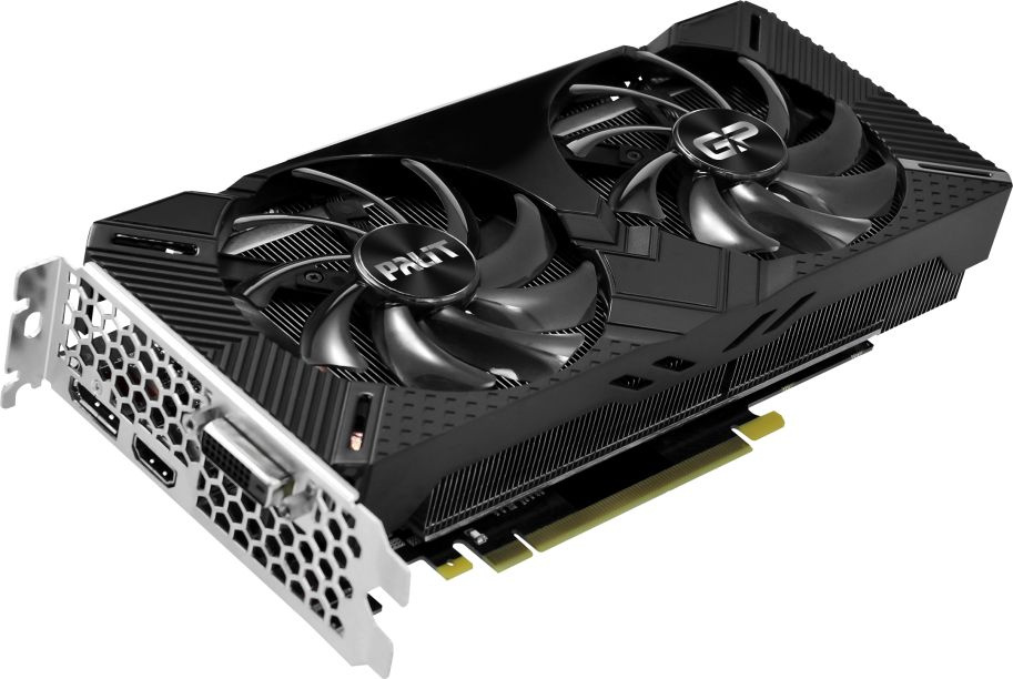 Видеокарта PALIT GeForce RTX2060 GAMINGPRO OC / 6GB GDDR6 192bit 14Gbps 1830MHz DVI HDMI DP / NE6206