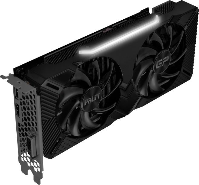 Видеокарта PALIT GeForce RTX2060 GAMINGPRO OC / 6GB GDDR6 192bit 14Gbps 1830MHz DVI HDMI DP / NE6206