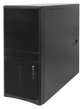 Корпус Inwin EC021BL (Midi Tower, ATX, 450W RB-S450T70, USB+Audio, черный) (6101058)