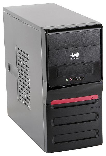 Корпус Inwin Mini Tower ENR025 Black 400W RB-S400T70 2*USB+AirDuct+Audio mATX(6101065)