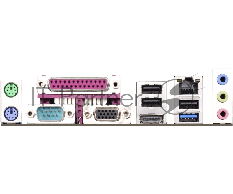 Материнская плата Asrock Q1900B-ITX + Celeron J1900 2xDDR3 SO-DIMM, Intel HD Graphics, 5.1CH, 1000 Мбит/с, USB3.0, D-Sub, HDMI, COM, LPT, Mini-ITX RTL