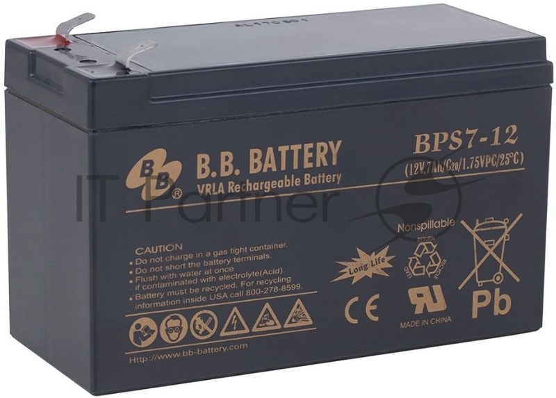 Аккумулятор B.B. Battery BPS 7-12 12V 7Ah