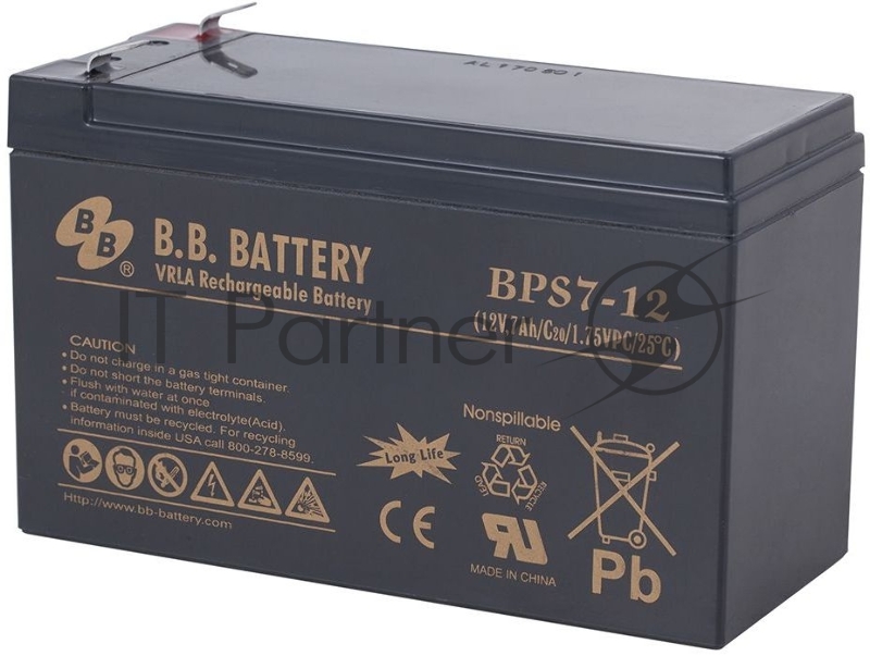 Аккумулятор B.B. Battery BPS 7-12 12V 7Ah