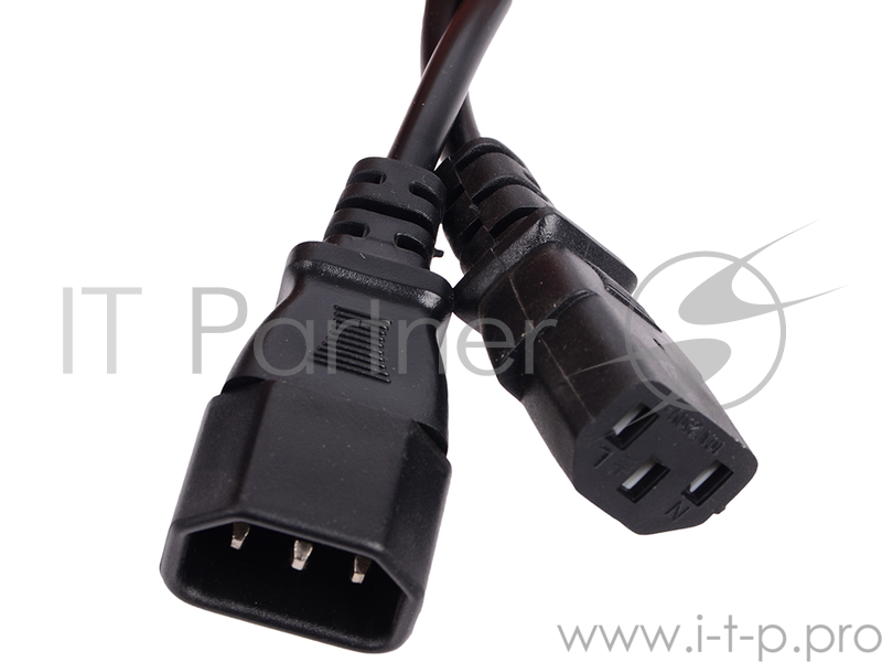 Кабель UPS -) устройство 220V (IEC-320-C13/C14) 1,8м, 3G0,75mm медь, Telecom (TE001-CU0.75-1.8M)