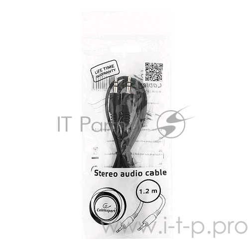 Кабель аудио 3.5мм стерео Gembird Cablexpert CCA-404 (1.2м)