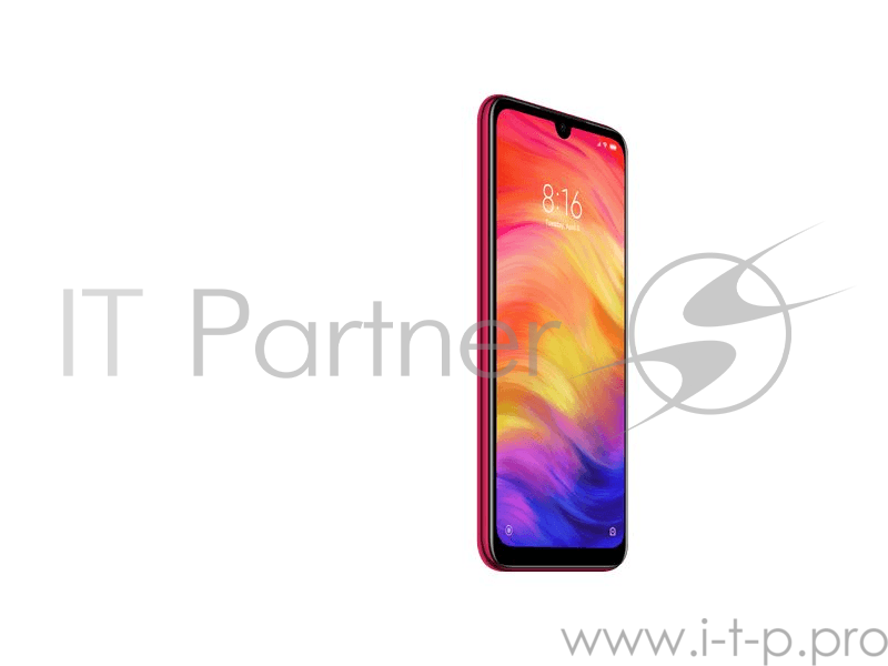 Смартфон Xiaomi Redmi Note 7 Nebula Red (M1901F7G), 6.3'' 1080x2340, 2.2GHz+1.8GHz, 8 Core, 4GB RAM, 64GB, up to 256GB flash, 13M/48Mpix+5Mpix, 2 Sim, 2G, 3G, LTE, BT v5.0, WiFi 802.11 a/b/g/n/ac, GPS, Glonass, Type-C, 4000mAh, Android 9.0 (Pie), 186