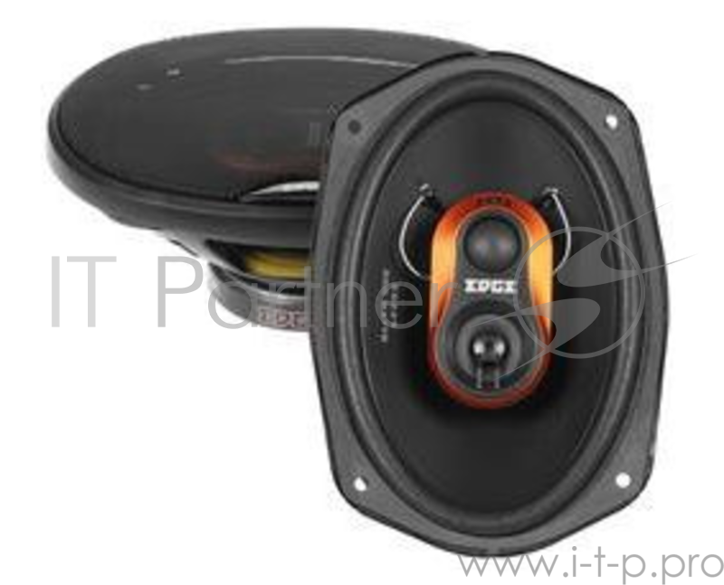 Колонки автомобильные Edge ED229-E8 300Вт 80дБ 4Ом 16x23см (6x9дюйм) (ком.:2кол.) коаксиальные трехп