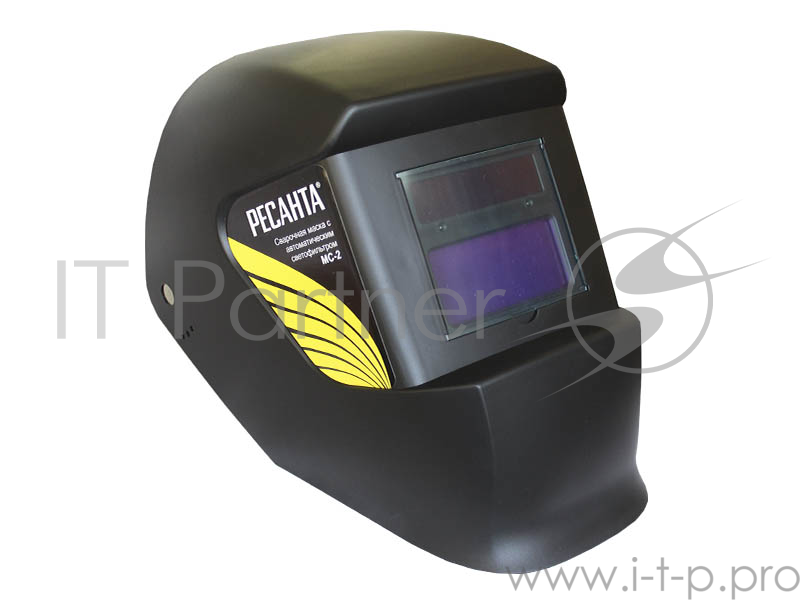 Защитные очки, Маски для сварки, Защитные щитки Ресанта МС-2 65/14 Сварочная маска Черная {питание - Батарея солнечная и литиевая} 4606059016410