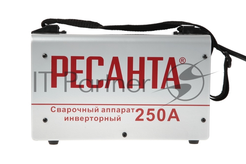 Ресанта Сварочное оборудование, Инверторы Ресанта САИ 250 65/23 Сварочный аппарат инверторный в кейсе 65/23 {154В-242В, макс.7,7кВт, 10А-250А, ПВ 70%, напр. холостого хода 80В, напр. 29В, макс. диаметр электрода 6,мм, 5 кг}