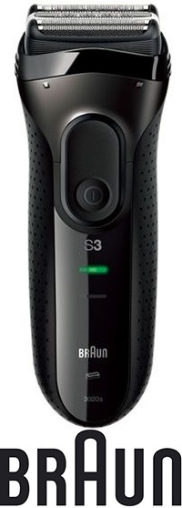 Бритва сетчатая Braun 3020s B3CM черный