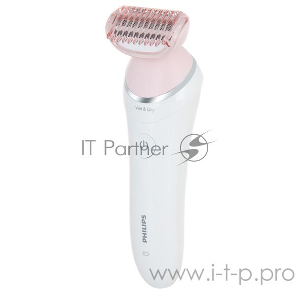 Бритва сетчатая Philips SatinShave Advanced BRL140/00 белый/розовый