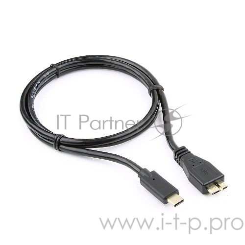 Кабель USB3.0 соединительный USB microB-C Gembird Cablexpert CCP-USB3-mBMCM-1M (1.0м)