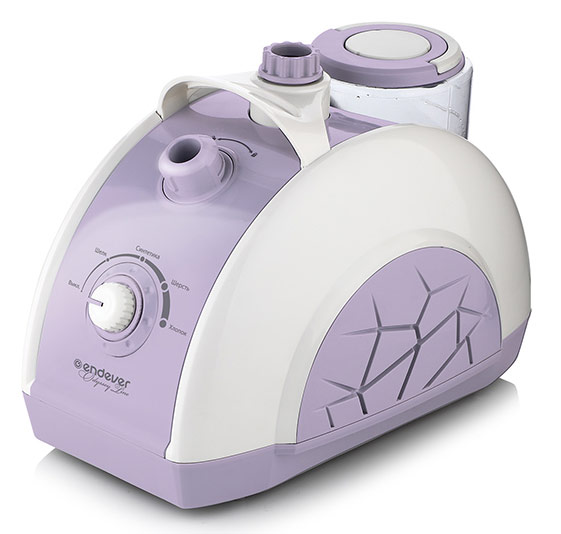 Отпариватель напольный Endever Odyssey Q-910 1960Вт белый/фиолетовый