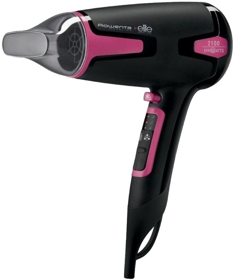 Фен ROWENTA CV 3812FO черный/розовый