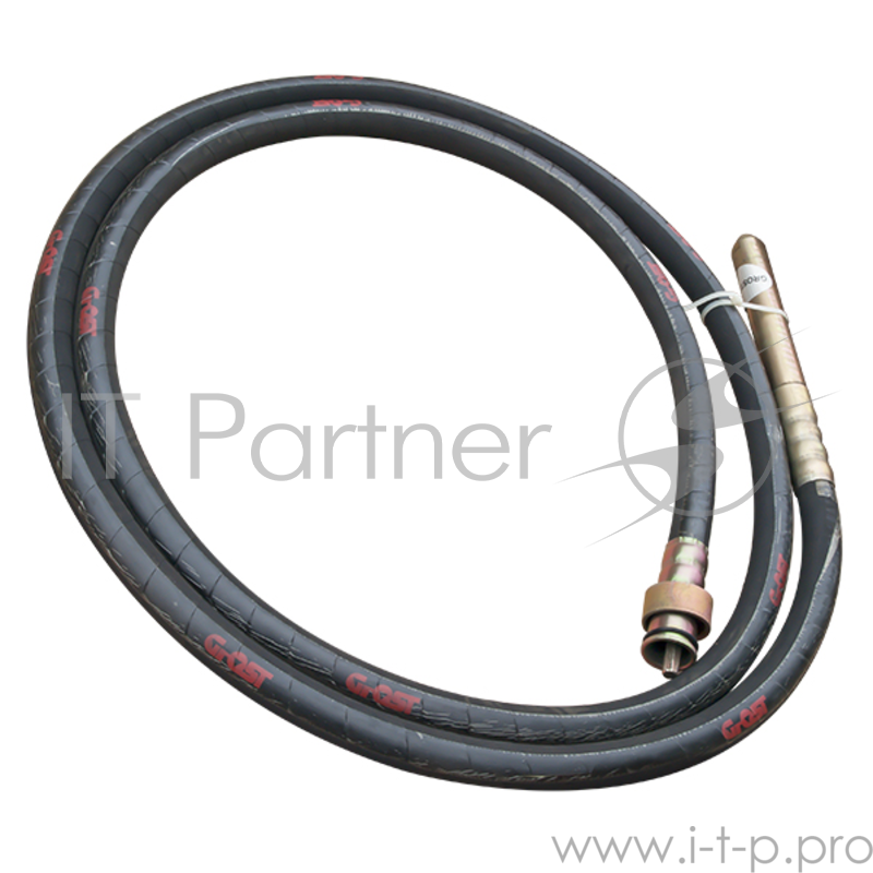 Эксцентриковый гибкий вал GROST VG 3/32 3м d32мм с вибронаконечником