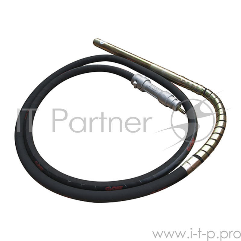 Гибкий вал GROST VG 4/38 длина 4м диаметр 38мм с вибронаконечником