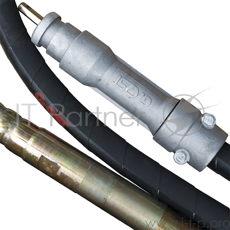 Гибкий вал GROST VG 4/38 длина 4м диаметр 38мм с вибронаконечником