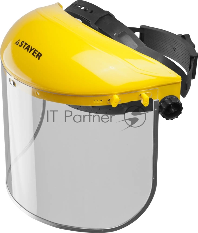 Маска STAYER 11081 защитная лицевая 400х200мм пластиковое оголовье разборная конструкция