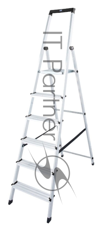 Свободностоящая стремянка с шестью ступенями Krause MONTO SOLIDY 126245