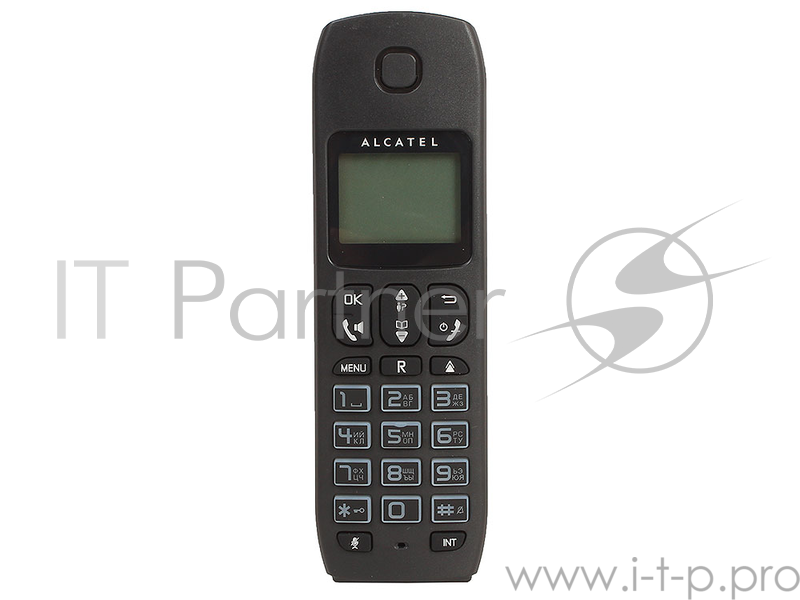 Телефон DECT ALCATEL E192 RU BLACK АОН, Caller ID 19, 10 мелодий