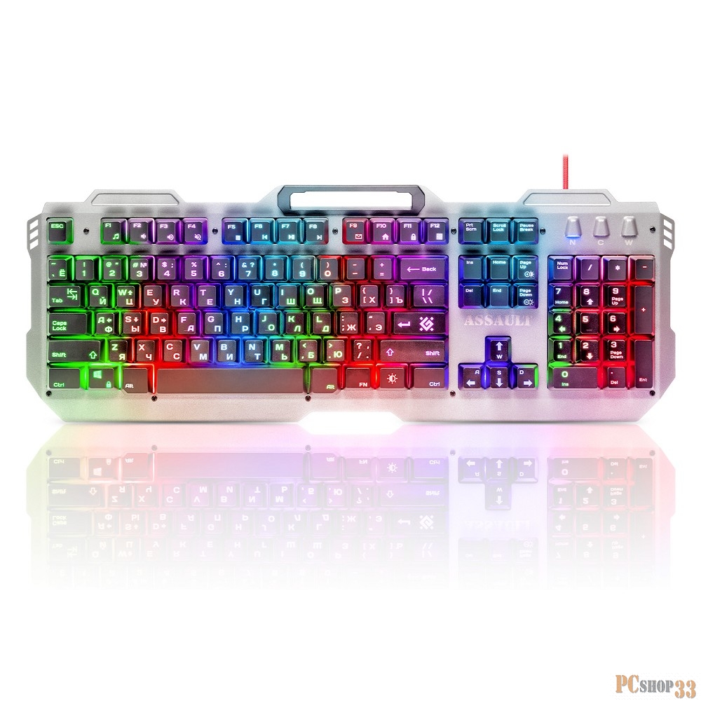 Клавиатура USB ASSAULT GK-350L RU 45350 DEFENDER