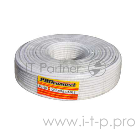Кабель PROCONNECT RG6 1х0.9мм2 бухта 100м